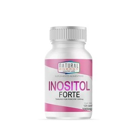 Natural Energy Inositol Forte 120 Cápsulas Myo 1100 Chiro 100 1200 Por Porción Porciones Suplemento Alimenticio
