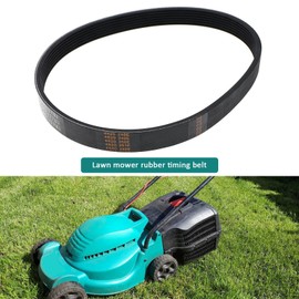eMagTech 7PJ451 Drive Belt Compatible with Bosch Rotak 320 Lawnmower 7 Rib Closed Loop Replacement Rubber Timing Belt 16mm Width 451mm Circumference