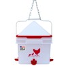 RentACoop 2 Gallon Chicken BPA-Free Plastic Bucket Waterer Set with