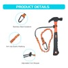 RIXGWND 5 Pack Retractable Tool Lanyards,35.4''-51.2'' Extendable Length Tool Tether