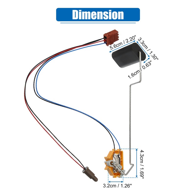X AUTOHAUX Fuel Gauge Sending Unit for Nissan Frontier 2005-2021