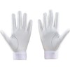 ZETT BG16811HSW Baseball Batting Gloves, For High School Students, Ambidextrous,