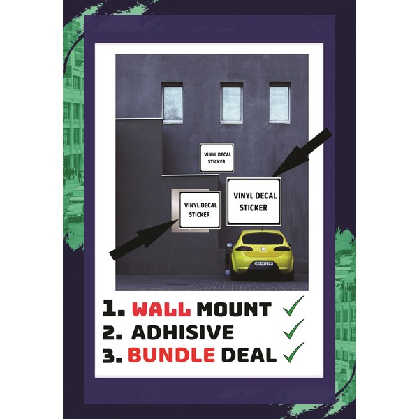 Vinyl Stickers - Bundle - Safety and Warning & Warehouse