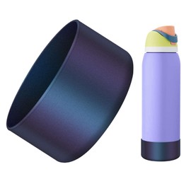 BKBY Chameleon Silicone Water Bottle Boot, Compatible with Owala 24oz 32oz 40oz, Gradient Matte Luster Cup Sleeve Bottom Cover for FreeSip, Twist, or Flip Stainless Steel Water Bottles