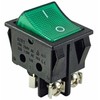 Rocker Switch Green with Screw Connection Device Switch 4-Pin 16A