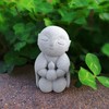 FAJZATA Japanese Buddha Statue Japanese Zen Monk Buddha with Cucurbit