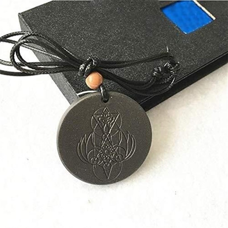 Emf Protection Anti Radiation Orgone Volcanic Stone Energy Protection Necklace,Reiki