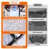 4 Pack Clear Storage Bags for Comforter, Clothes & Bedding,
