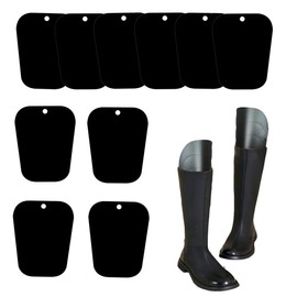 Hungpure 10 Pack (5 Pairs) Boot Shapers Reusable Plastic Thigh Boot Trees Support Shaping Shoe Trees Insert Pads Holder (14 inch)