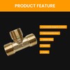 Brass Pipe tee 1/2" male x 1/2" male x 1/2"