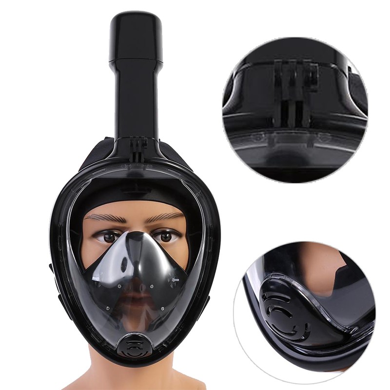 Snorkel Scuba Diving Full Face Mask Anit Fog Swimming Surface
