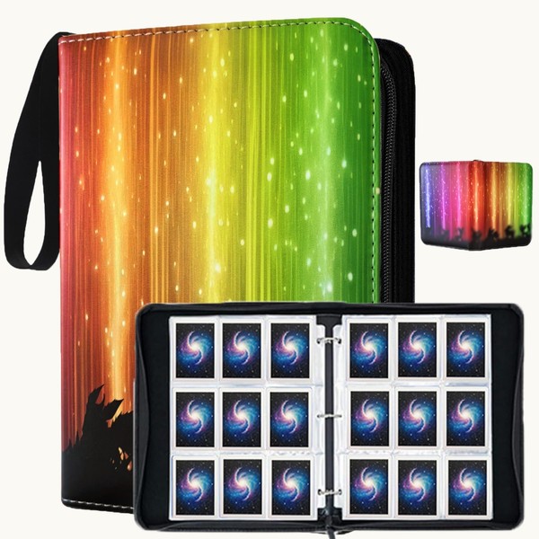 Premium Card Binder 9 Pocket,900 Pockets Trading Card Binders Holder