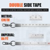 Cekegon Oil Gauging Tape, 10M/33ft Stainless Steel Sounding Tape Measure,