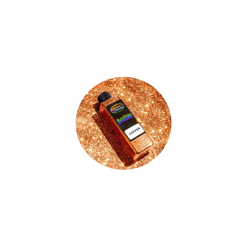 SPECIALIST PAINTS 1/2lb of Metal Flake Copper - Medium 008HEX