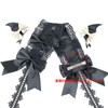 [Sitengle] ヘッドドレス ロリータ 黒 ハロウィン ゴスロリ 髪飾り ハロウィンアクセサリー 悪魔の翼 3WAY