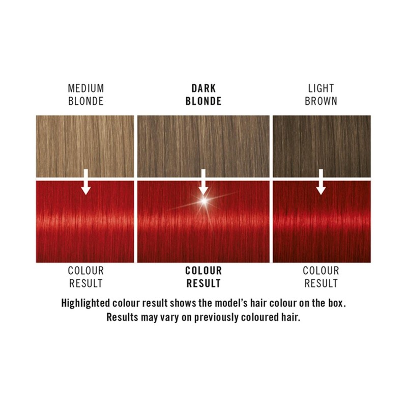 Schwarzkopf Live Intense Colour 035 Real Red (3 x 142.5