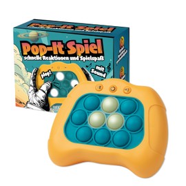 Lutz Mauder Pop Up Pop It Fidget Toy for Girls and Boys, Puzzle Game with Sound and Light, Astronaut