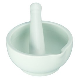 BIA Cordon Bleu 8-Ounce Mortar and Pestle Set, White (904031S1SIOC)