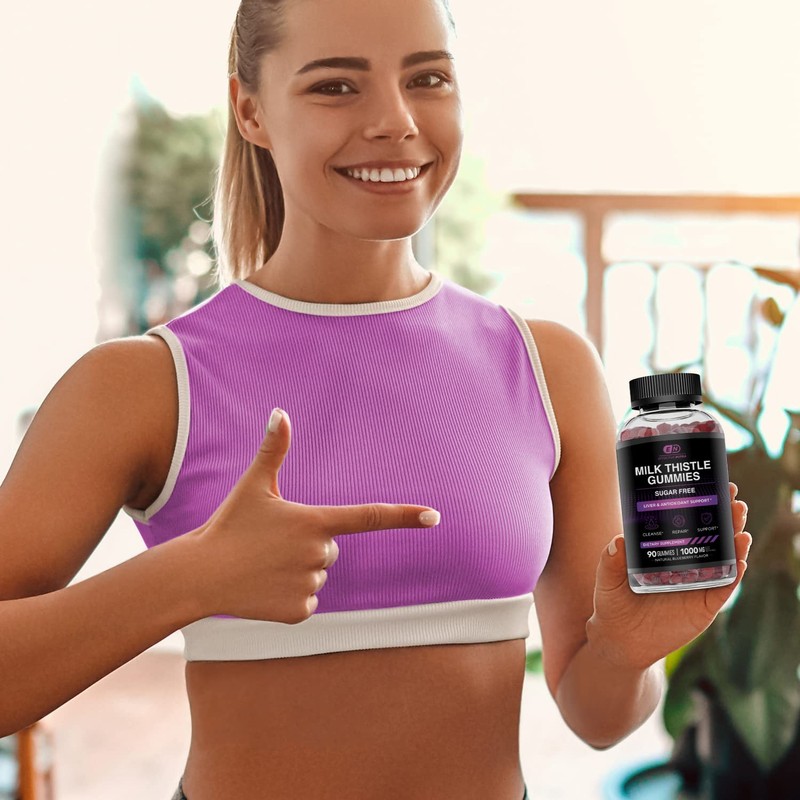 EFFECTIVE NUTRA Milk Thistle Gummies | Sugar-Free Milk Thistle Extract