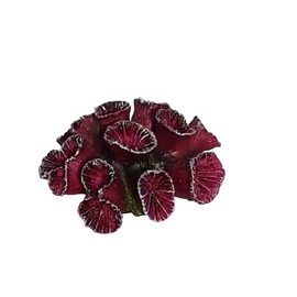 Purple Trumpet Coral Artificial Fish Tank Aquarium Décor Item | Aquarium Aquscape Fish Tank Decoration Polyresin Coral Ornament