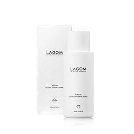 LAGOM Cellus Revive Essence Toner Natural Vegana Nutrida Renovación Con Ácido Hialurónico De 3 Capas Manzanilla Lavanda Calmante Relajante Nutrición Herbal Piel Sensible Seca Grasosa 200ml 6.76oz