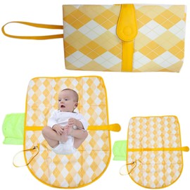 JYJLLM Portable Changing Mat, Portable Changing Mat, Travel Changing Mat for Babies, Waterproof, Foldable, Wipe Clean, for Home and Outdoor