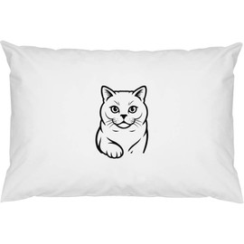 Azeeda 2 x 'British Shorthair Cat' Cotton Pillow Cases (PW00044323)