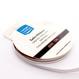 Vaessen Creative Satin Ribbon, 301002-1021, Silver, 6mm