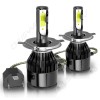 CHUSYYRAY 2x 2-Side 9003 H4 LED Headlight Bulbs Kit High