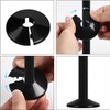 Pack of 4 Black 15mm Radiator Pipe Hole Covers -
