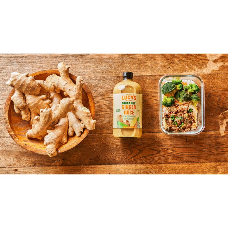 Lucy’s Family Owned - PERUVIAN Organic 99% Pure Ginger Juice,