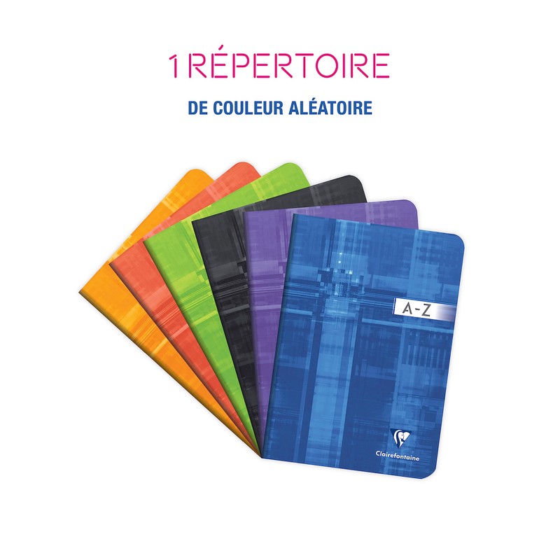 Clairefontaine 3549C Vocabulary Index Book A5 Lined 1 Middle Line