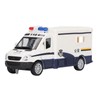 Kids Vehicle Toy 4 Door Opening Simulated Pull Back Alloy