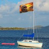 Pirate Flag 90 x 150 cm with Eyelets - Large