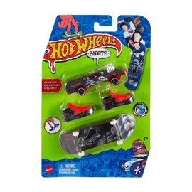 Hot Wheels Skate - Tony Hawk - Metallic Skateboard und Auto (Cruise Bruiser)