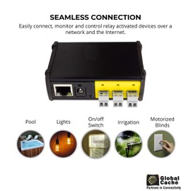 Global Caché IP2CC iTach TCP/IP to Contact Closure Converter - Connects Relay Devices to a Wired Connection