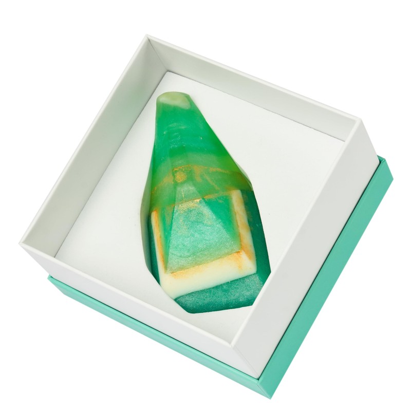 LA BELLE SAVON® Handseife [Aquamarine] - Edelsteinseife - Handgemachte Naturseife