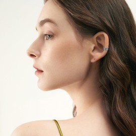 Filigree Ear Cuffs Sterling Silver Celtic Knot Clip on Earrings Non Piercing Cartilage Earrings Boho Jewelry for Women