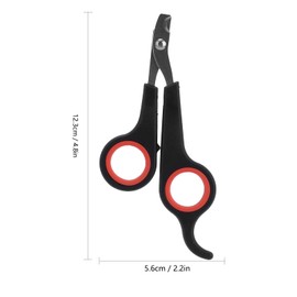 Kodrily Cat Nail Clipper, Dog Nail Clippers Black, Stainless Steel Cat Nail Trimmer Half Moon Blade Nail Clipper Grooming Nail Clippers for Dogs, Cat Nail Clippers for Pets 1Pcs