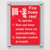 V Safety Fire Hose Reel - Automatic 150 x 200