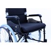 Karman Deluxe Foam Wheelchair Cushion, Black, 20"x16"x2"