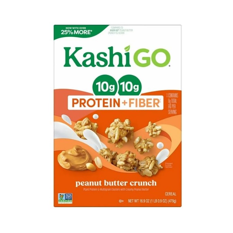 Generic.Kashigo.Cold Breakfast Cereal - Vegan Protein - Fiber Cereal -