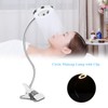 LED Clip Desk Lamp, 360° Adjustable Gooseneck Eye Caring Small