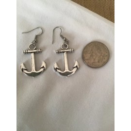 Unbranded FUN ANCHOR EARRINGS, Great For Cruises And Your Summer Nautical Out Fit Clothing
