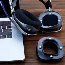 Yaowanguan A40 TR Ear Pads for Astro Gaming A40 TR Wired Gaming Headset Headbands Microphone Foam Additional Thick Ear Covers Cups Pads Replacement Protein Black