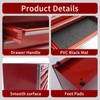 MayRecords Red Mini Metal Tool Box with 5 Drawers and