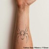 Azeeda 'Spinnen-Draufsicht' Temporäres Tattoo - Hautfreundlicher & Ungiftiger Abziehbild ·