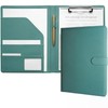 Mymazn Document Folder A4 PU Leather Clipboard A4 with Clamp