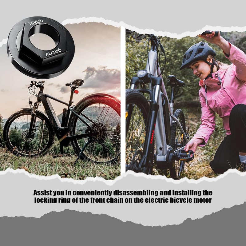 ALLTOO Crankset lockring installation and removal tool for Shimano Steps