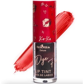Kit Viral Labios Tinta Dye For Italia Deluxe, Lapiz Delineador de Labios Ivy Cosmetics en tonos Rojo, Rosa y Caramelo